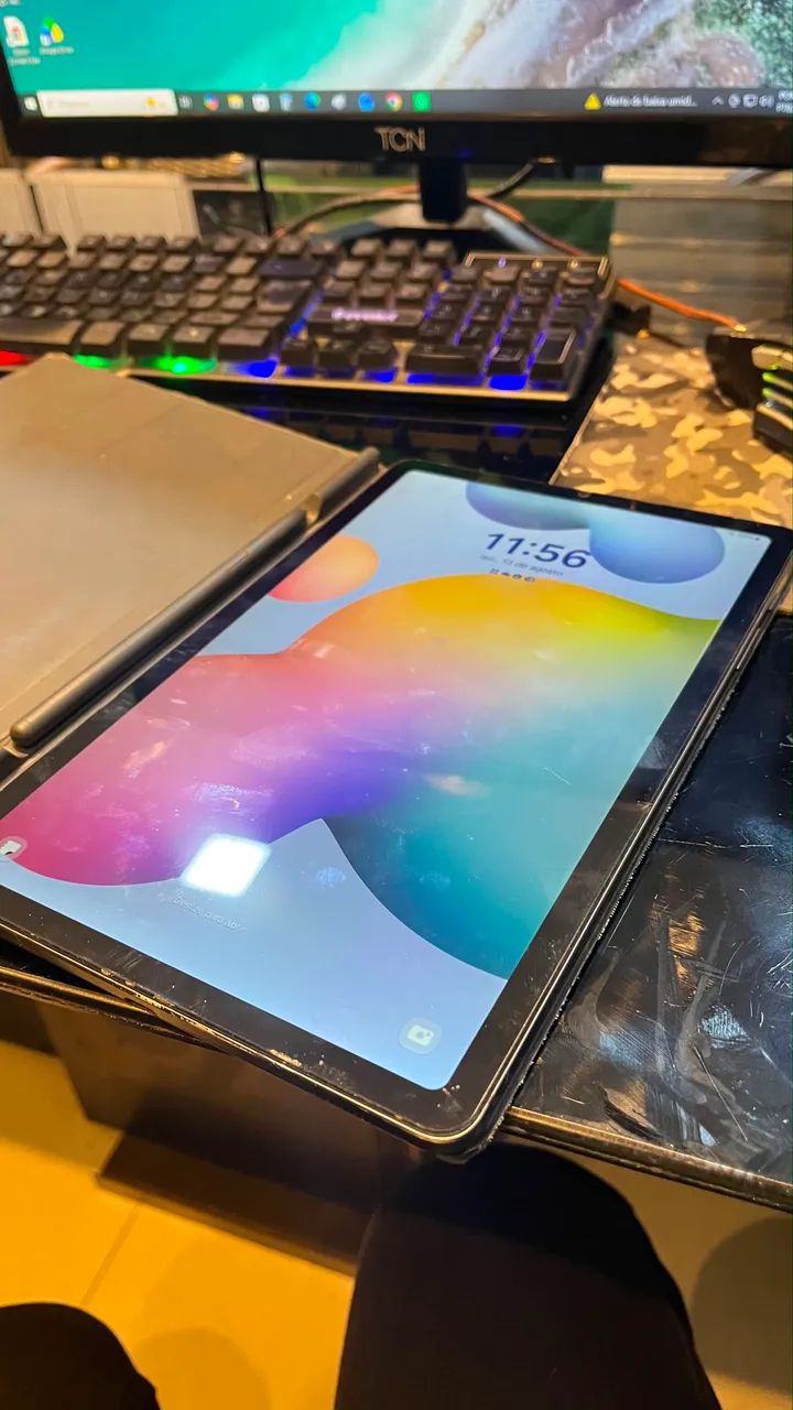 Tablet S6 lite / Caixa e nota 