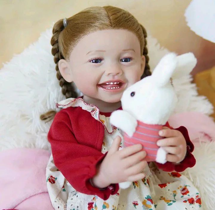 Bebe reborn sorriso, silicone vinílico. - Foto 5