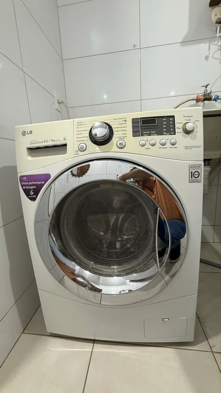 LAVA E SECA LG 8,5KG - FUNCIONANDO PERFEITAMENTE!