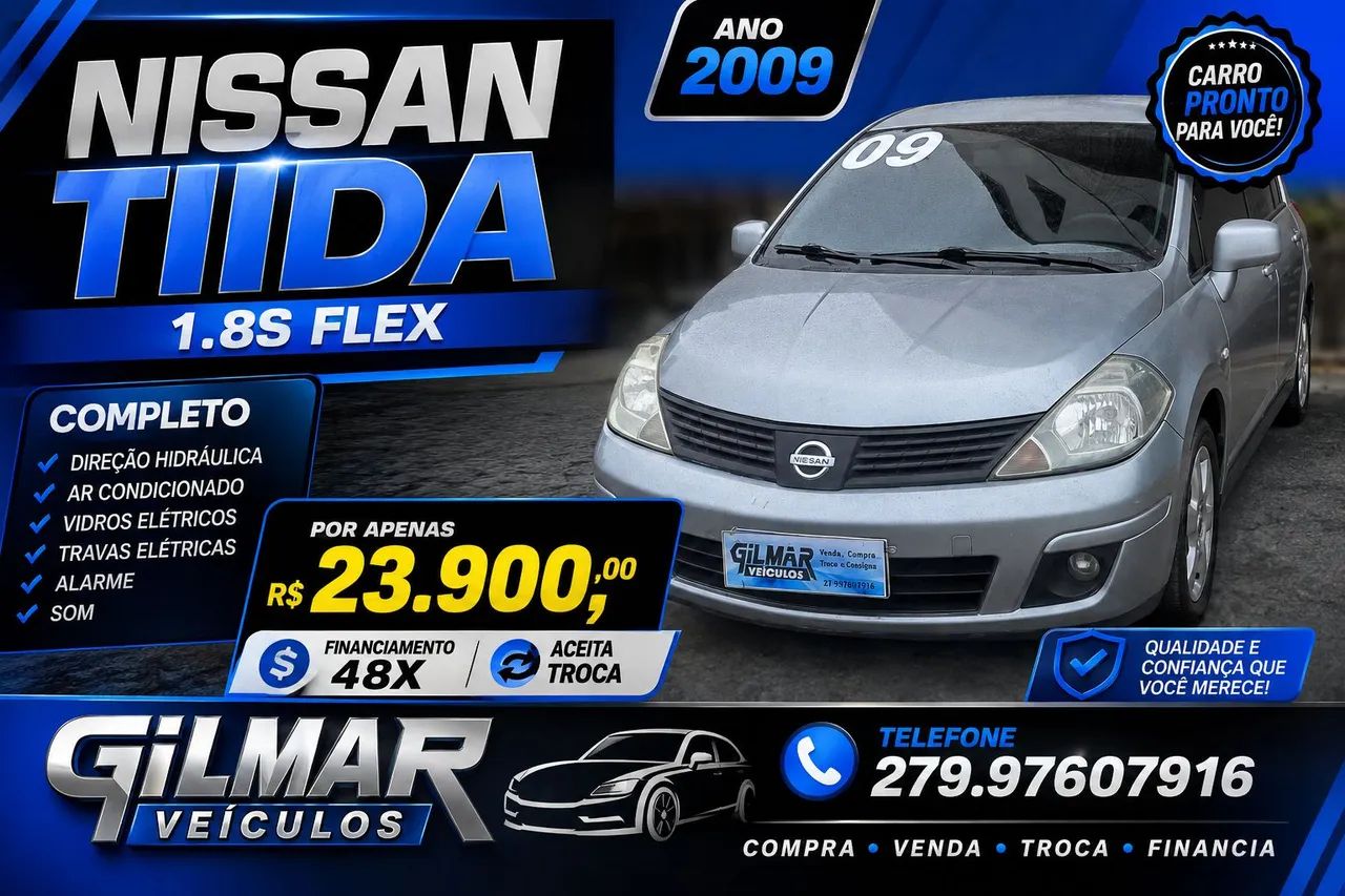 Nissan Tiida TIIDA S 1.8/1.8 Flex 16V  Mec. 2009