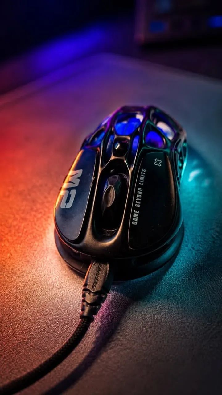 Mouse GAMER profissional sem fio - Gravastar Mercury M2 - preto - Foto 5
