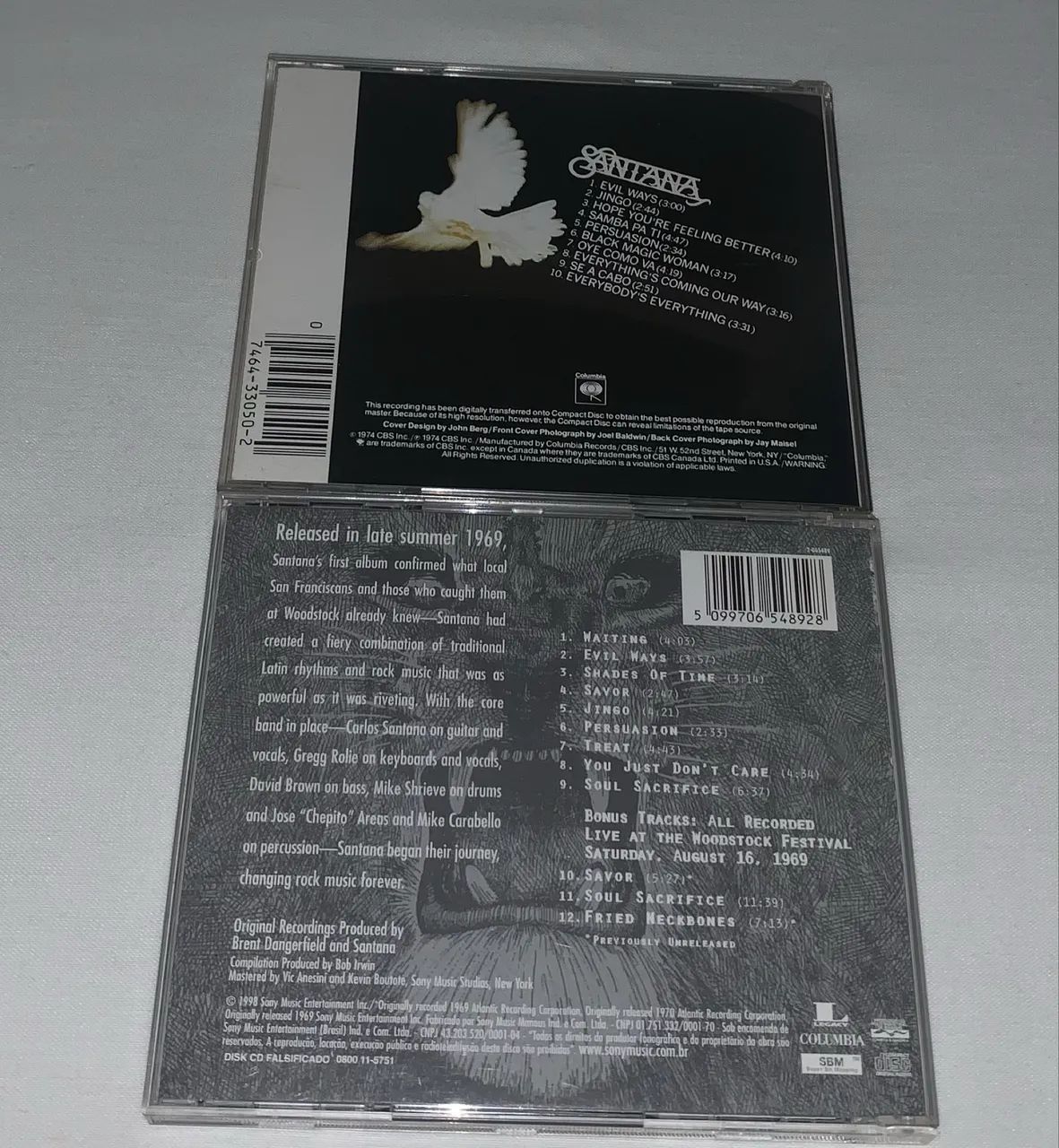 Cd Santana o primeiro ou o Gratest Hits impecáveis  - Foto 2