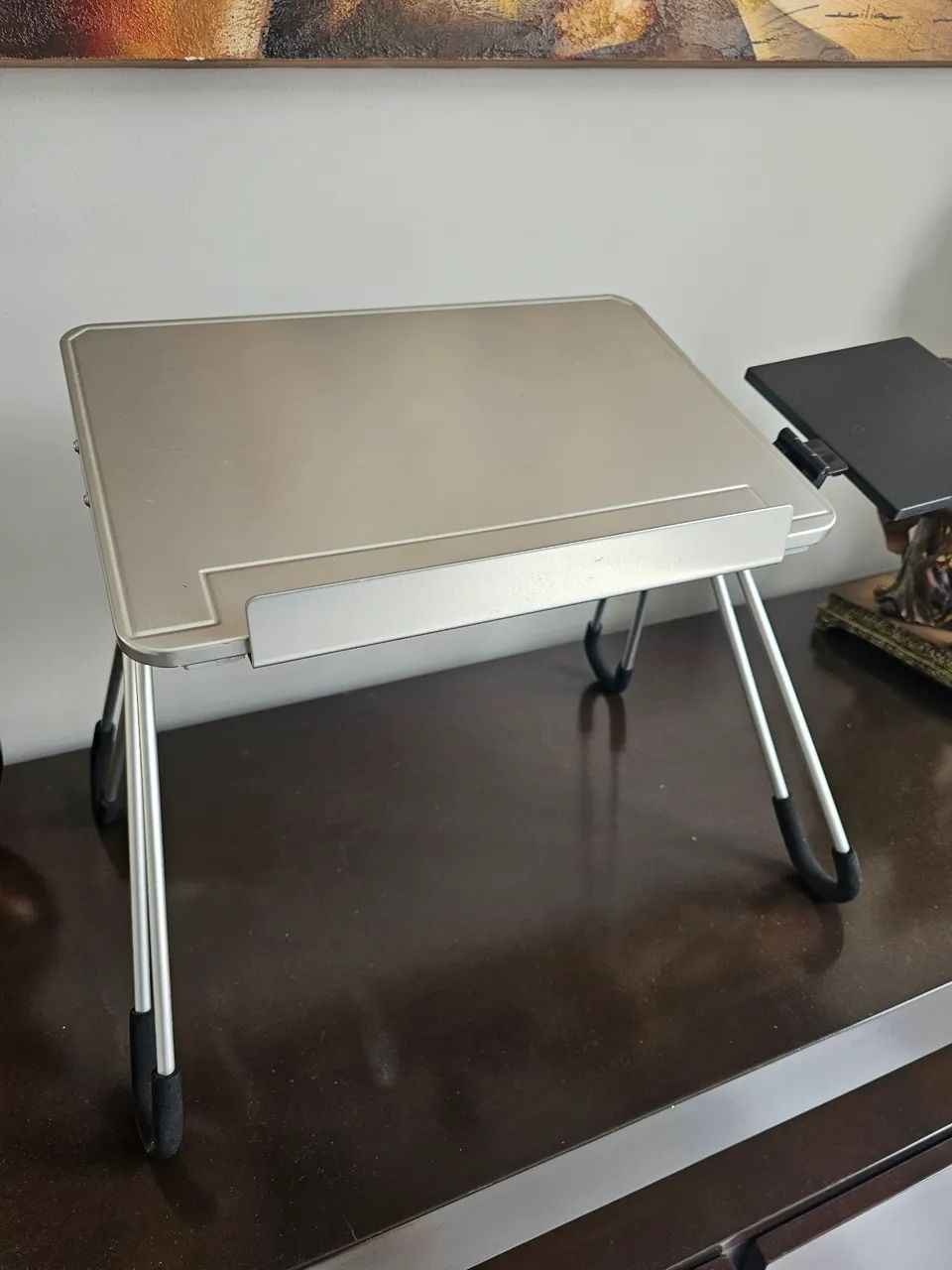 Mesa suporte notebook alumínio dobrável 