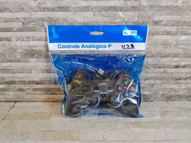 Controle Com Entrada Usb Joystick Games Pc e Ps3 - Foto 5