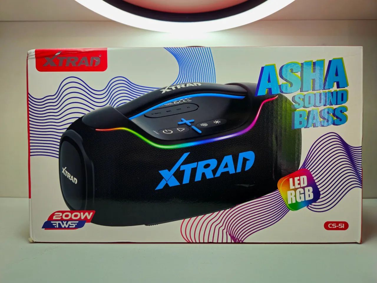 Caixa de Som Xtran Original 200W Nova com Potência