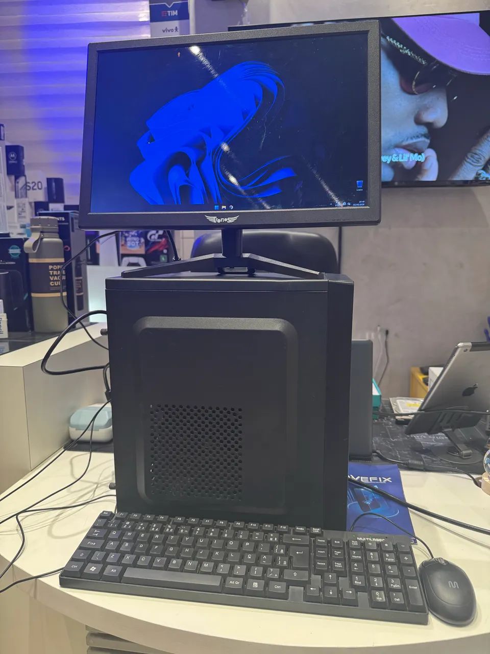 Desktop+Monitor\LCD+Mouse+teclado COMPLETO!