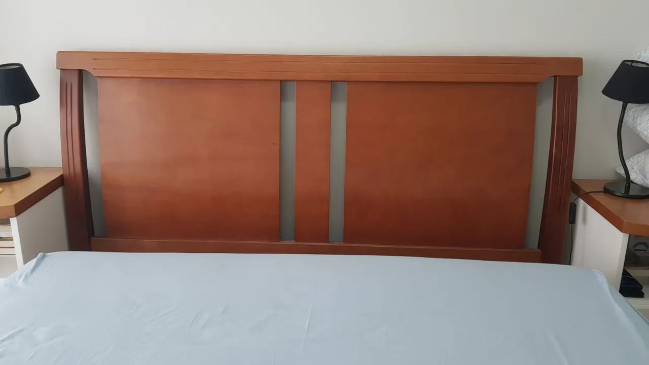 CAMA QUEEN  MADEIRA MACIÇA - Foto 2