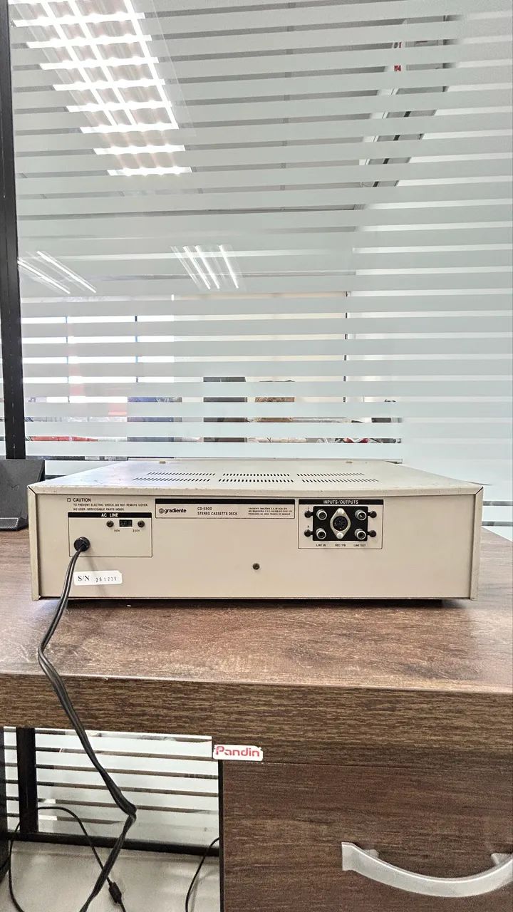 Tape Deck Gradiente CD-5500 - Revisado e Funcionando Perfeitamente - Foto 4