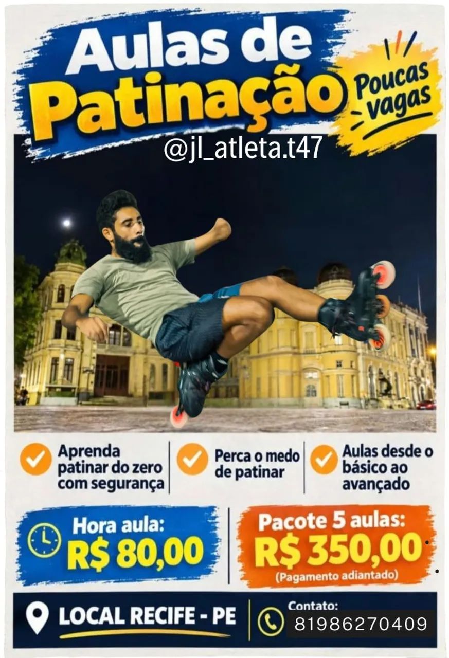 Aulas de patins 