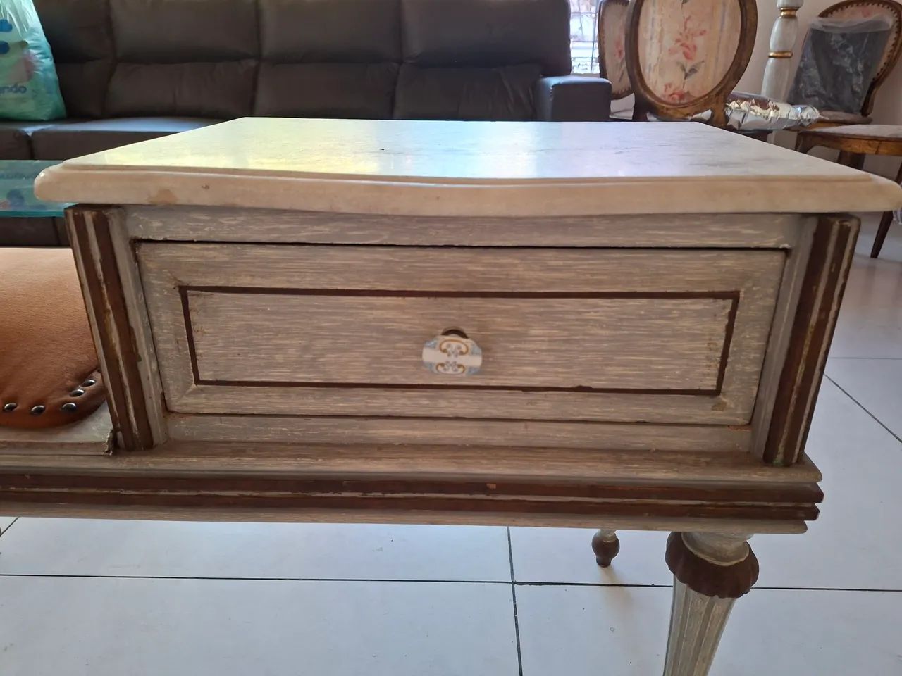 Mesa com assento retrô - Foto 2