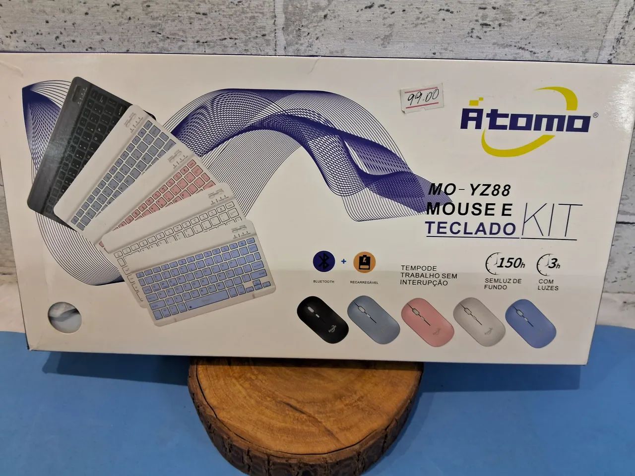Kit Teclado e Mouse Átomo MOYZ88