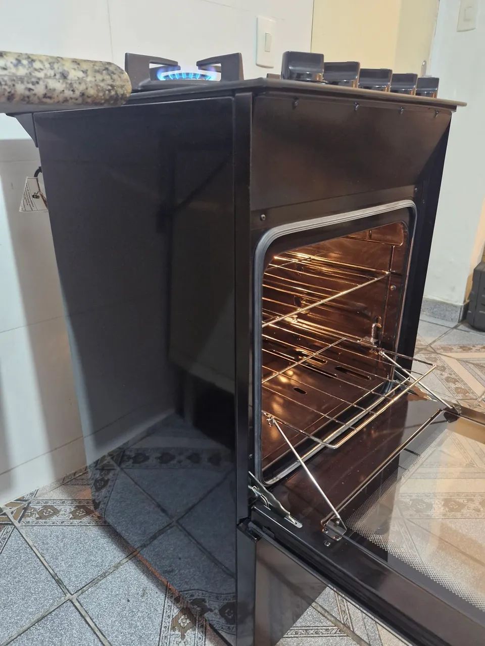 Fogão Brastemp mesa de vidro temperado  - Foto 4