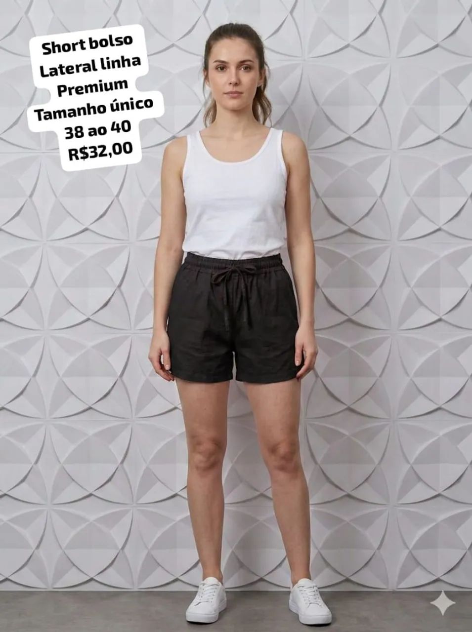 Short feminino linha premium  - Foto 3