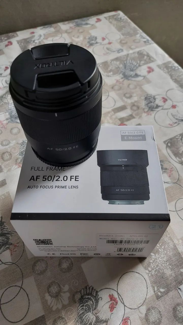 Lente para sony e-mount Viltrox 50mm f2 FE - Câmeras e Filmadoras