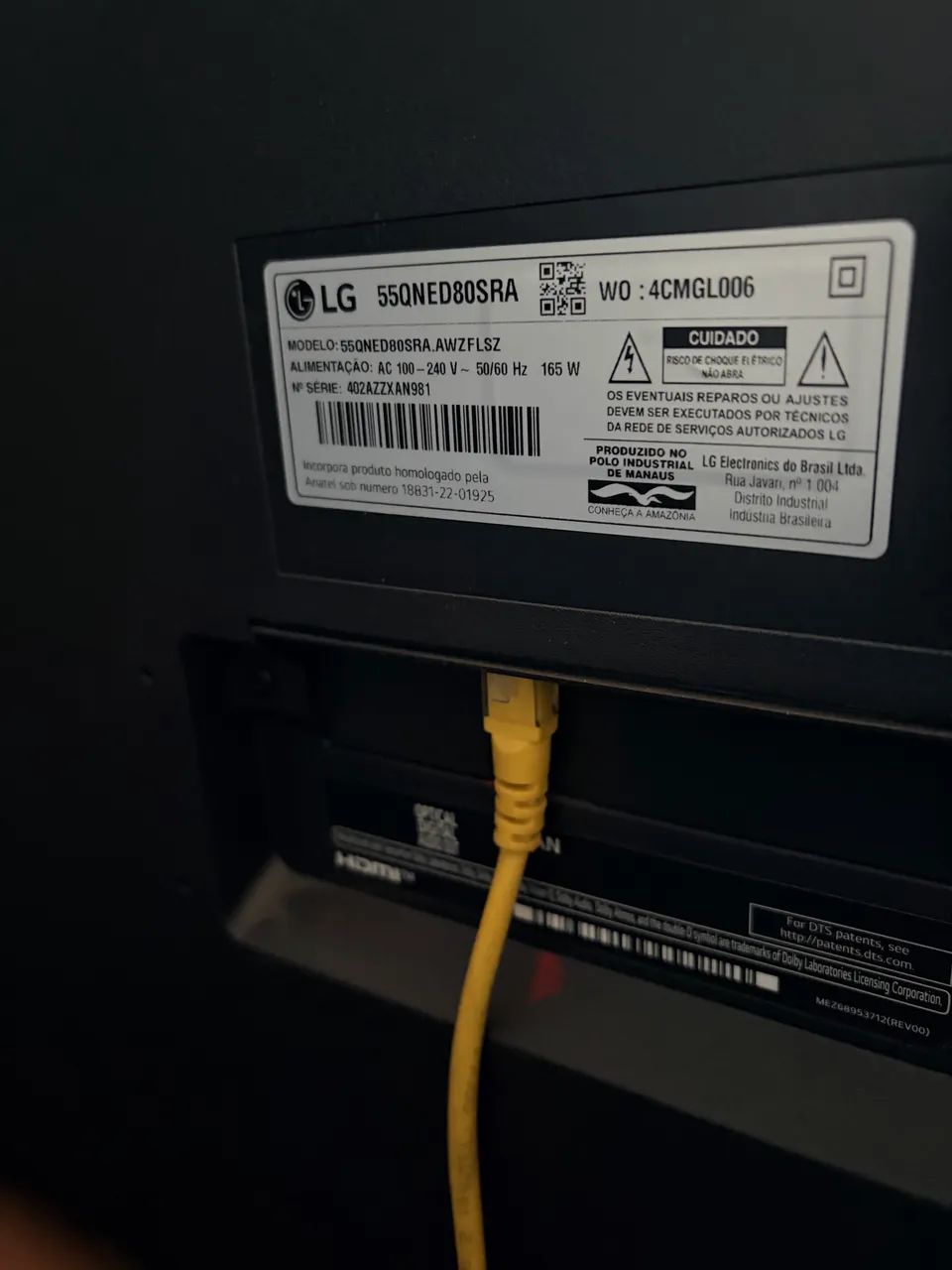 Tv LG Qned  55 smart com magic remote - Foto 4