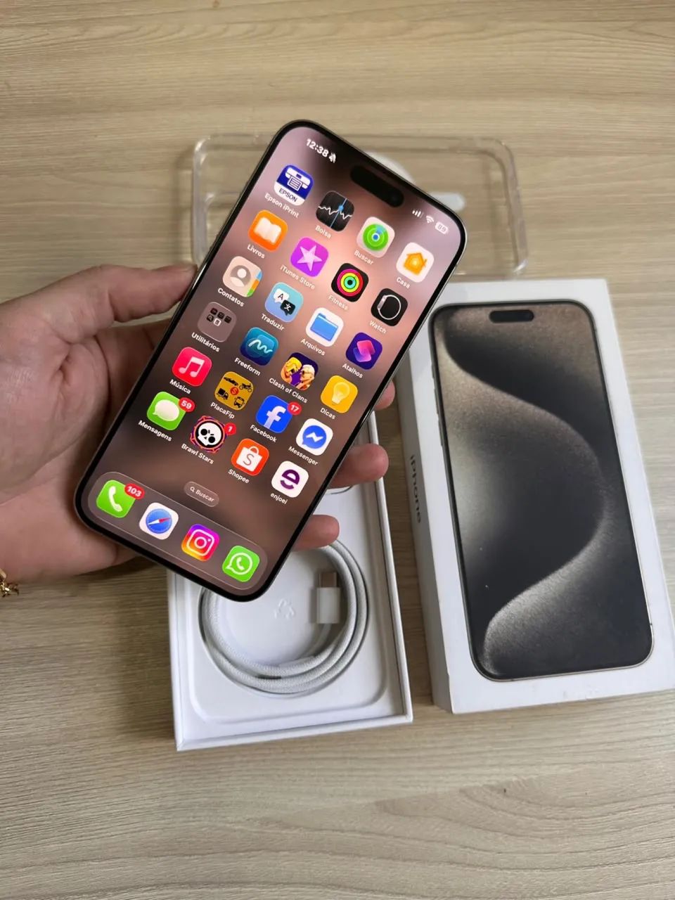 15 Pro Max 256gb, todo original, impecável  - Foto 2