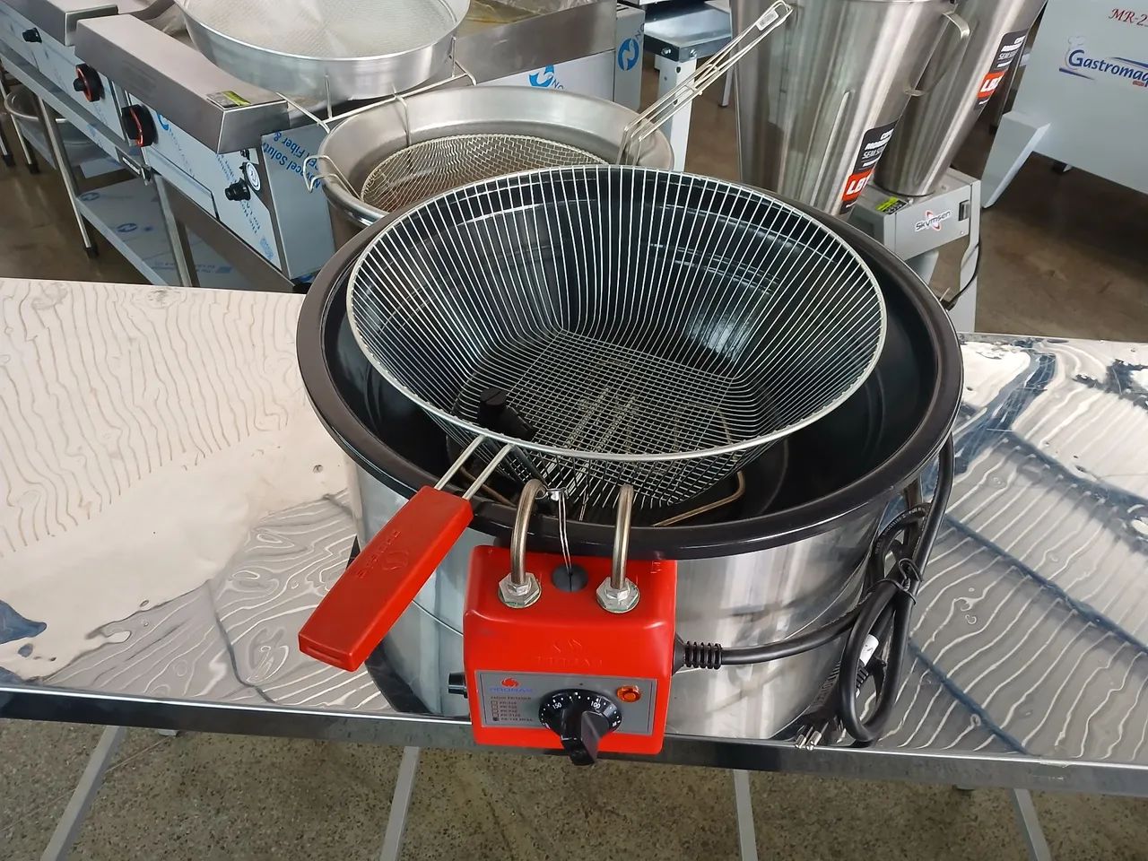 Fritador Tacho Pasteleiro 14l Elétrico Mesa Pr14 Progás