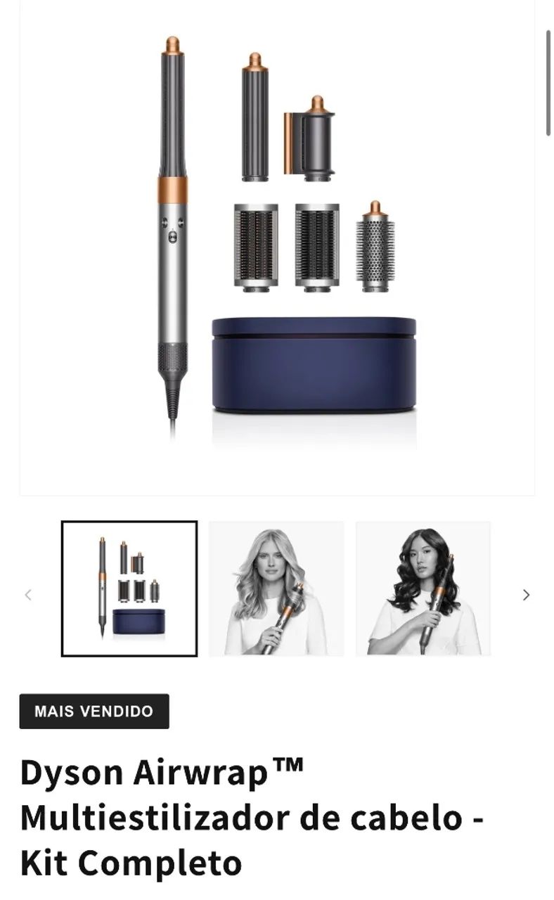 SECADOR DE CABELO DYSON AIR WRAP