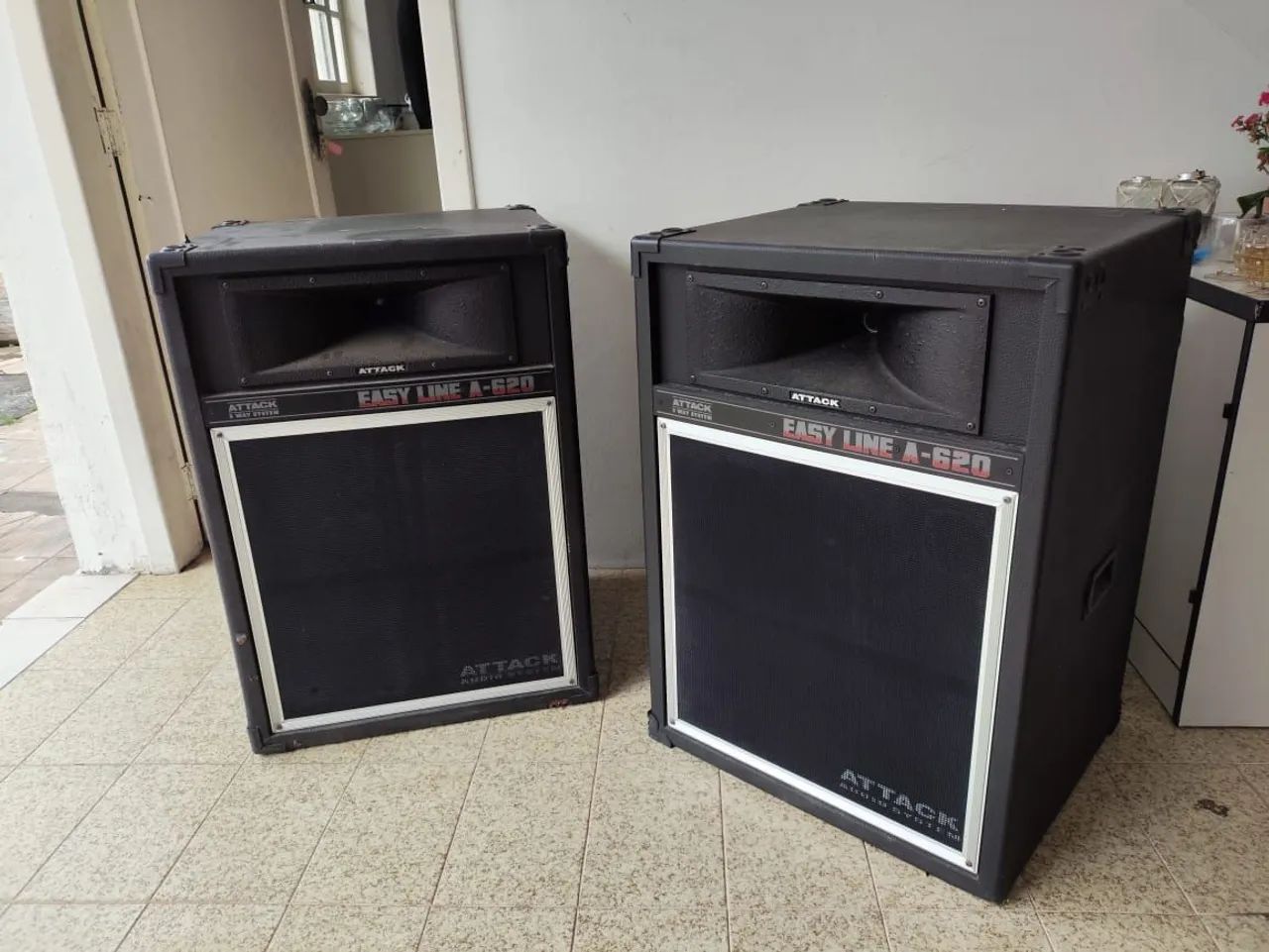 2 Caixa de som Attack Easy LINE A 620