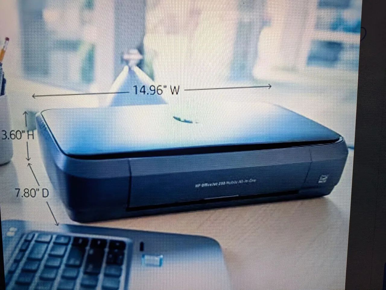 Vendo impressora HP office jet 250 mobile ALL_in_one - Foto 2