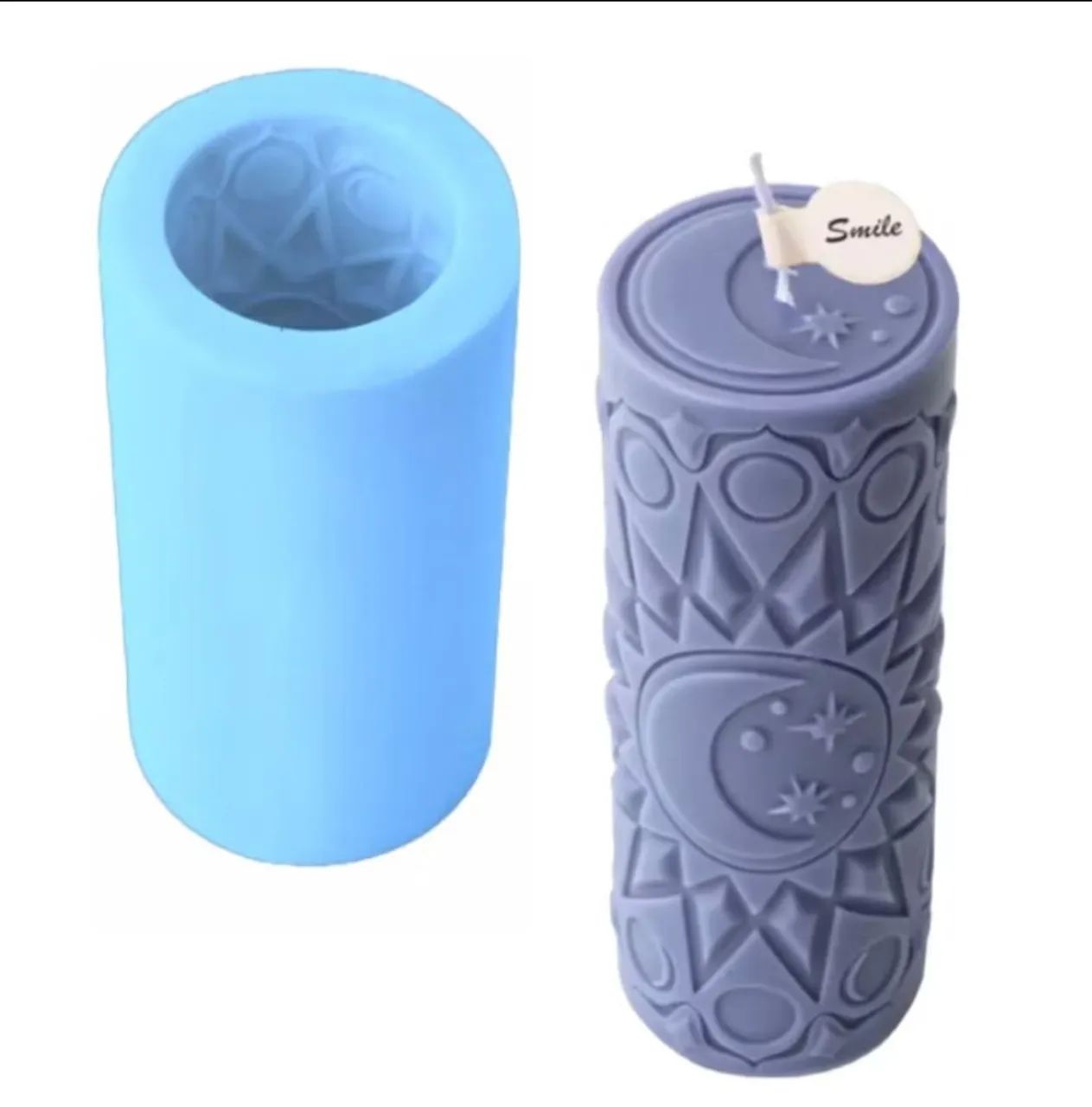 2 Moldes M e 1 molde P velas decorativas - Foto 3