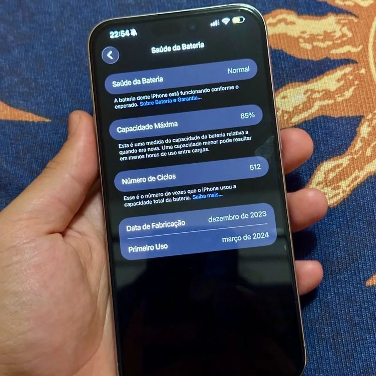 IPHONE 15 pro MAX 256gb 87% bateria NOVO E PERFEITO ESTADO - Foto 3