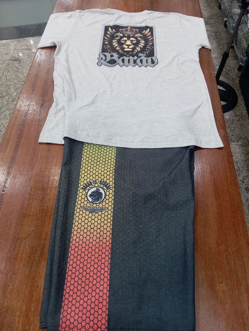 Kit camisa e bermuda Barão 
