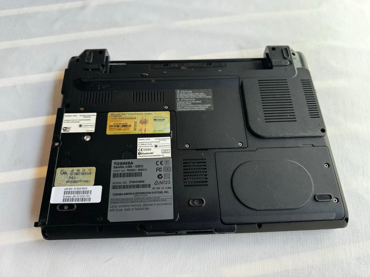 Notebook Toshiba Satellite U305-S2812. (Sucata) - Foto 4