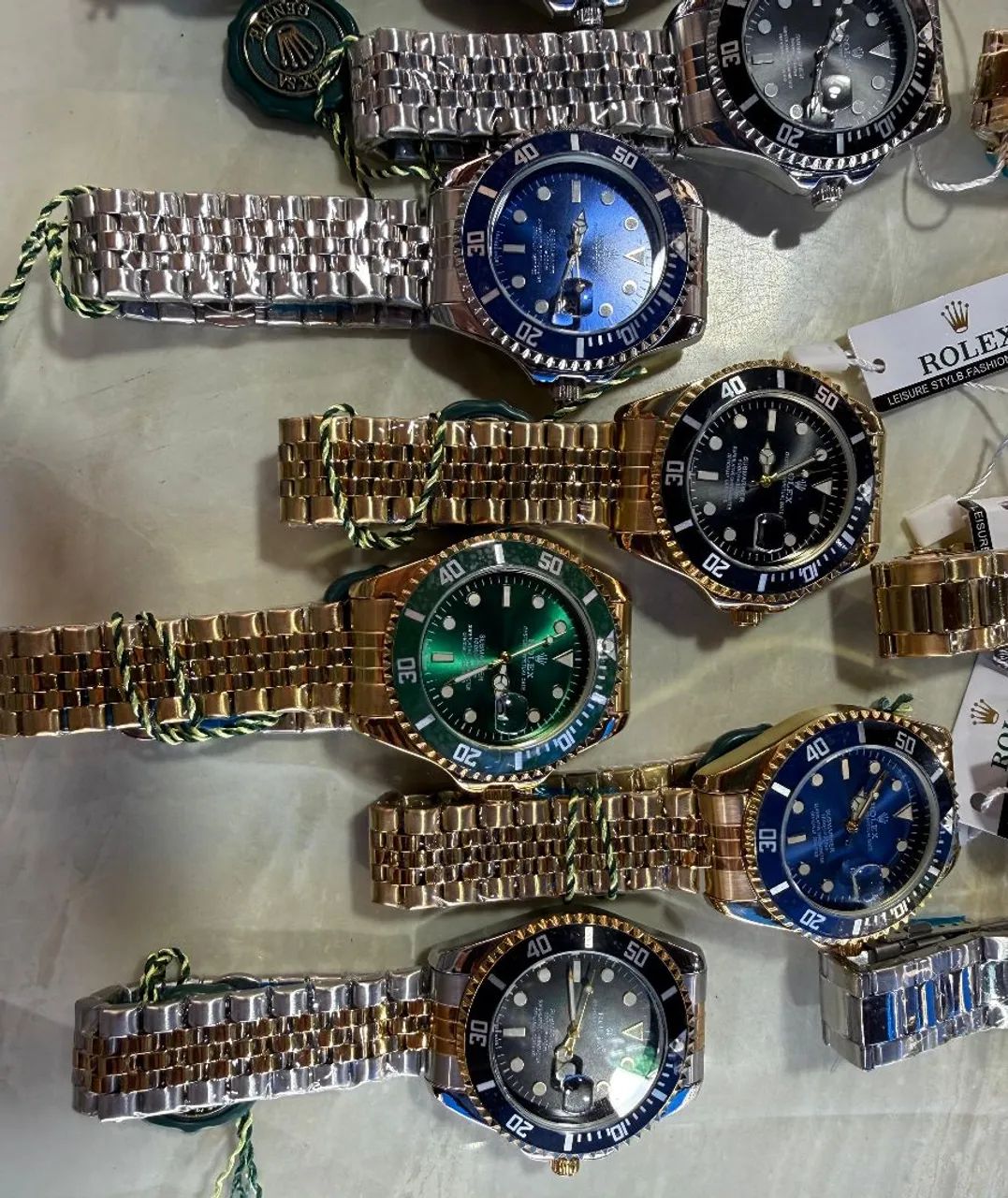 Novo!! ROLEX FUNDO DE VIDRO (a prova d'água) - Foto 2