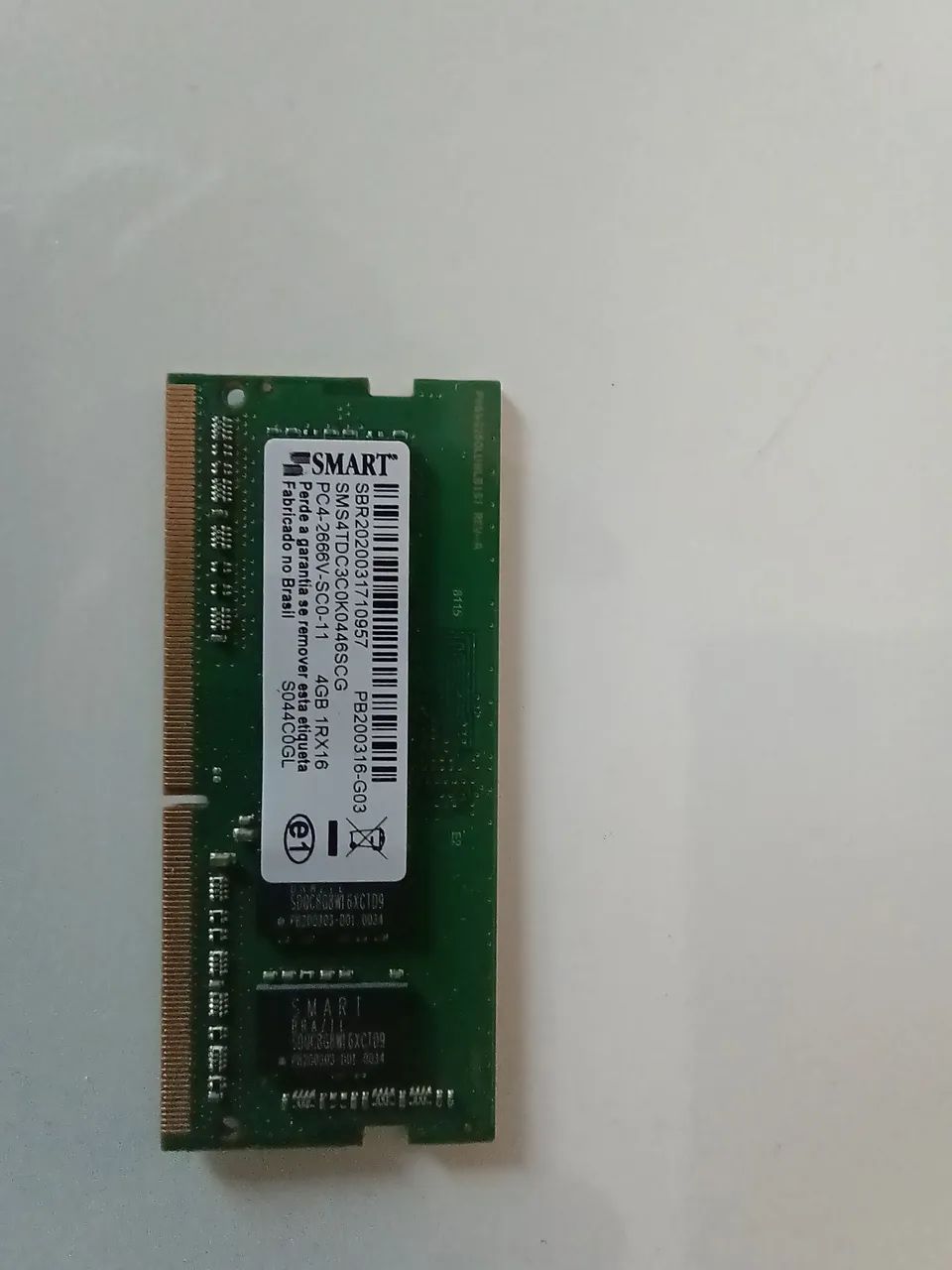 Memória RAM Notebook 4GB DDR4
