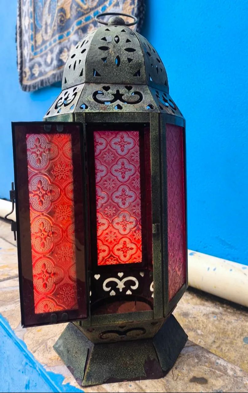 Luminária em vidro e metal  - Foto 5