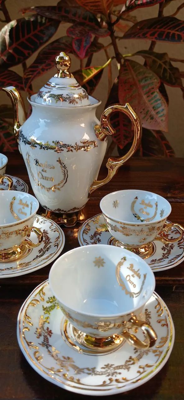 Jogo de café Schmidt bodas de ouro ....perfeito !  - Foto 5