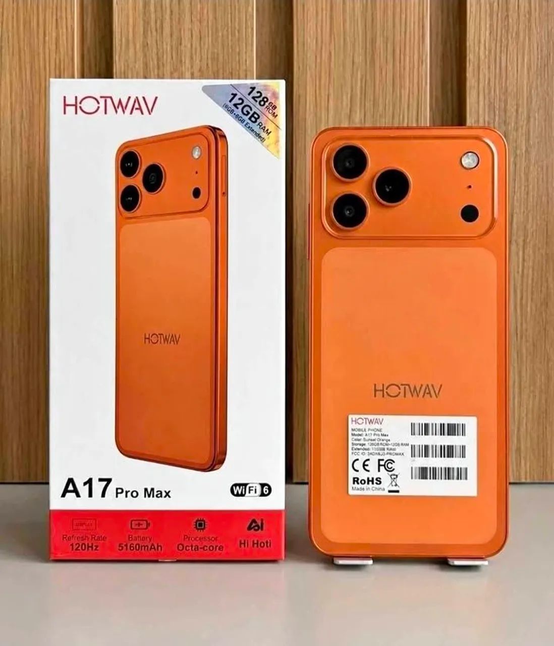 SMARTPHONE HOTWAV A17 PRO MAX 128GB 12GB RAM COMPLETO - Foto 2