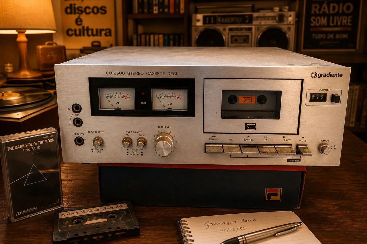Gradiente cd2500 SUCATA. Falta cabeçote 