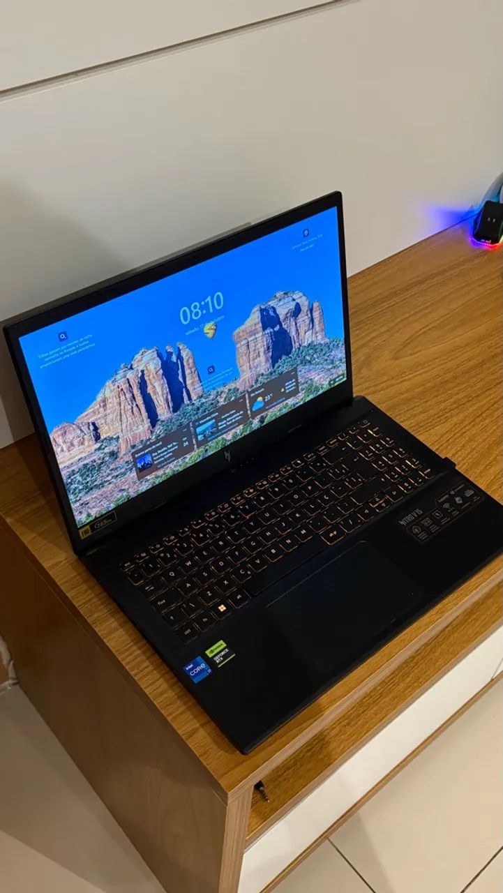 Notebook Gamer Acer Nitro V15 i7 + RTX 4060 - Foto 5