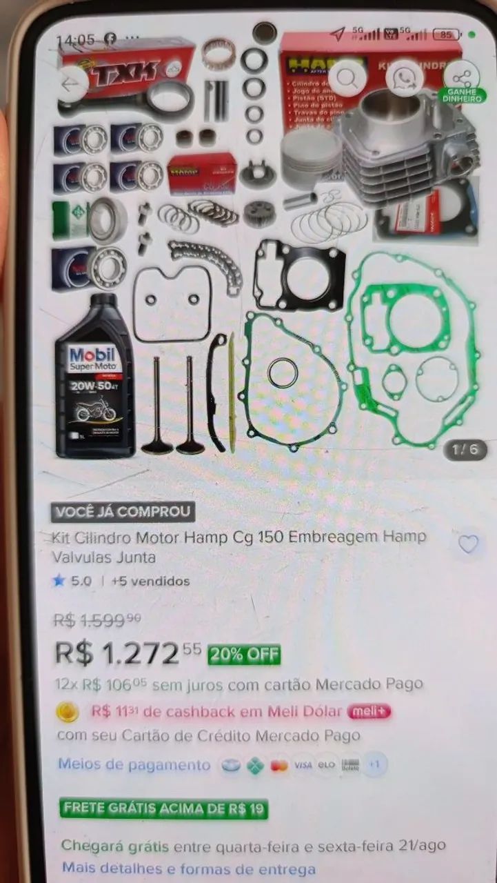Kit cilindro 