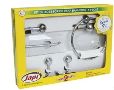 KIT PARA BANHEIRO - JAPI COM 5 PEÇAS  - Foto 2