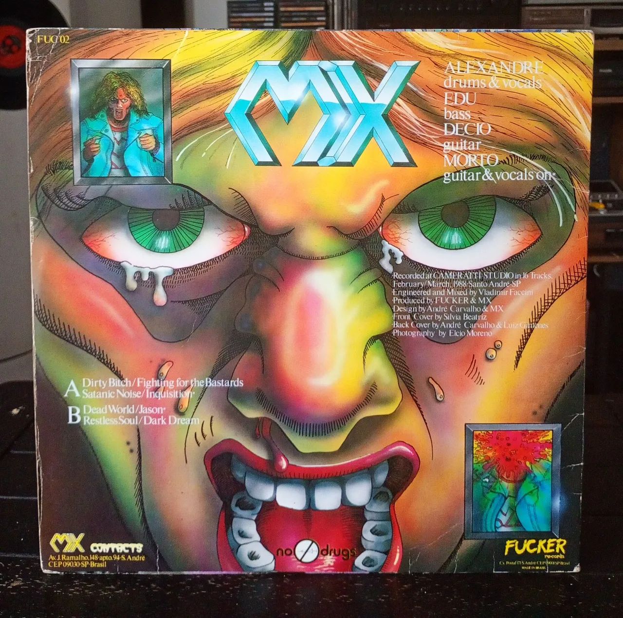 Lp MX Simoniacal Disco De Vinil Autografado  - Foto 2