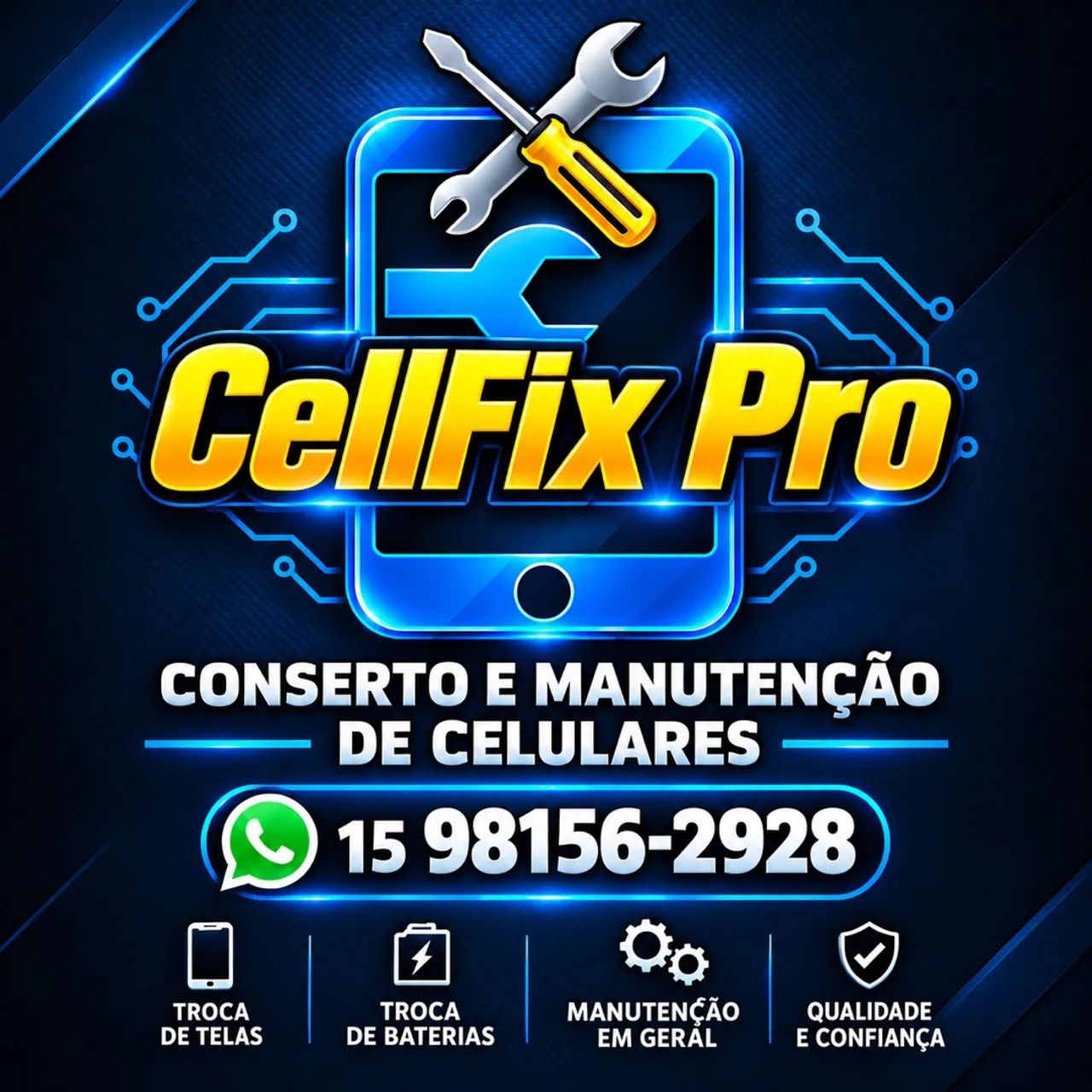 Reparo e conserto de celulares e aparelhos 