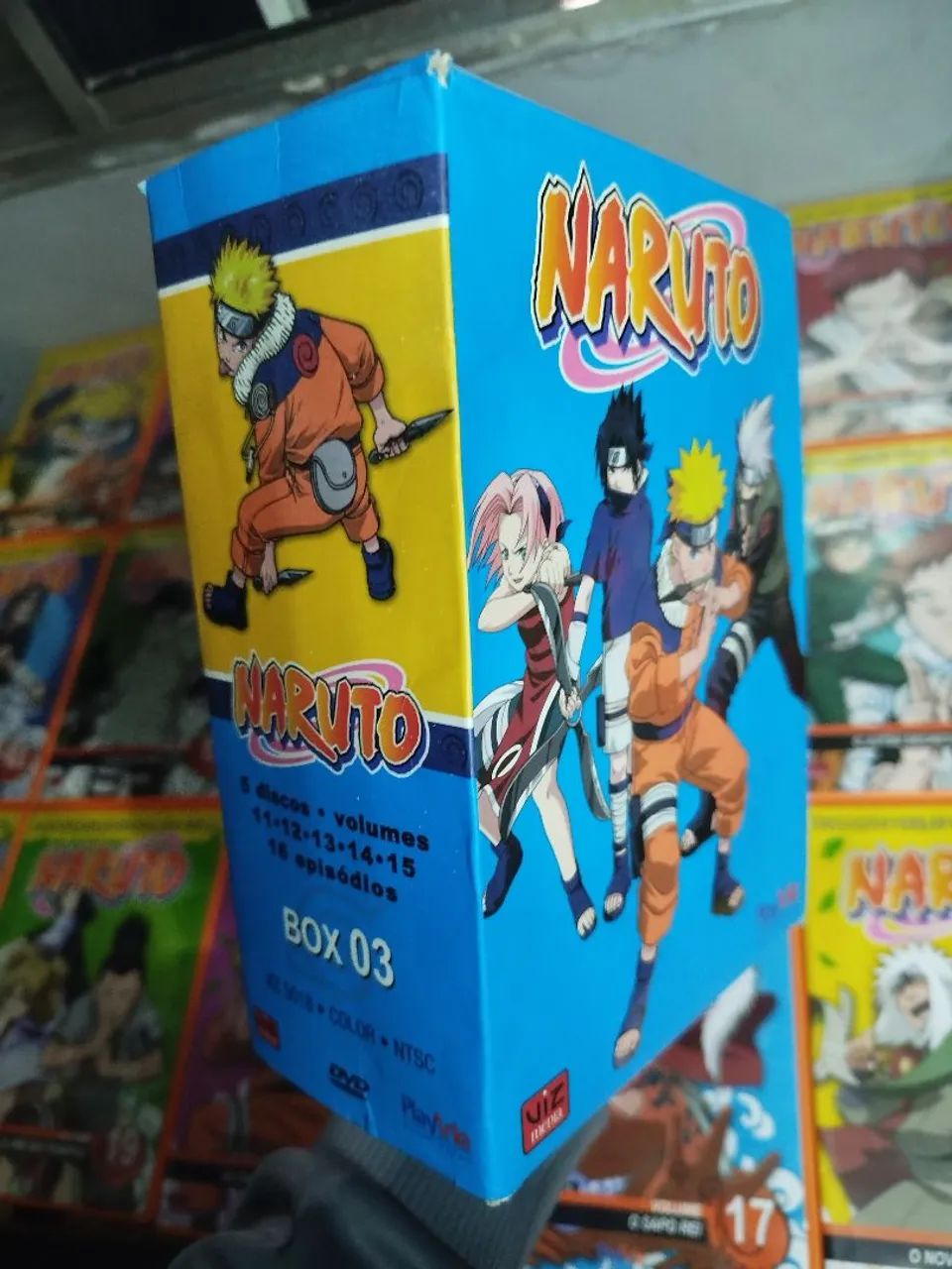 Naruto box 2° 3° 4° dvd playarte - DVD, Blu-Ray e Vídeo Cassete