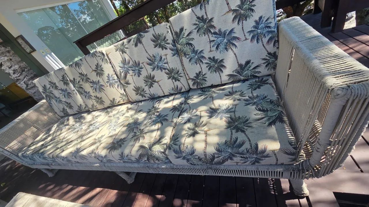 conjunto de sofá e poltronas para área externa - Foto 2