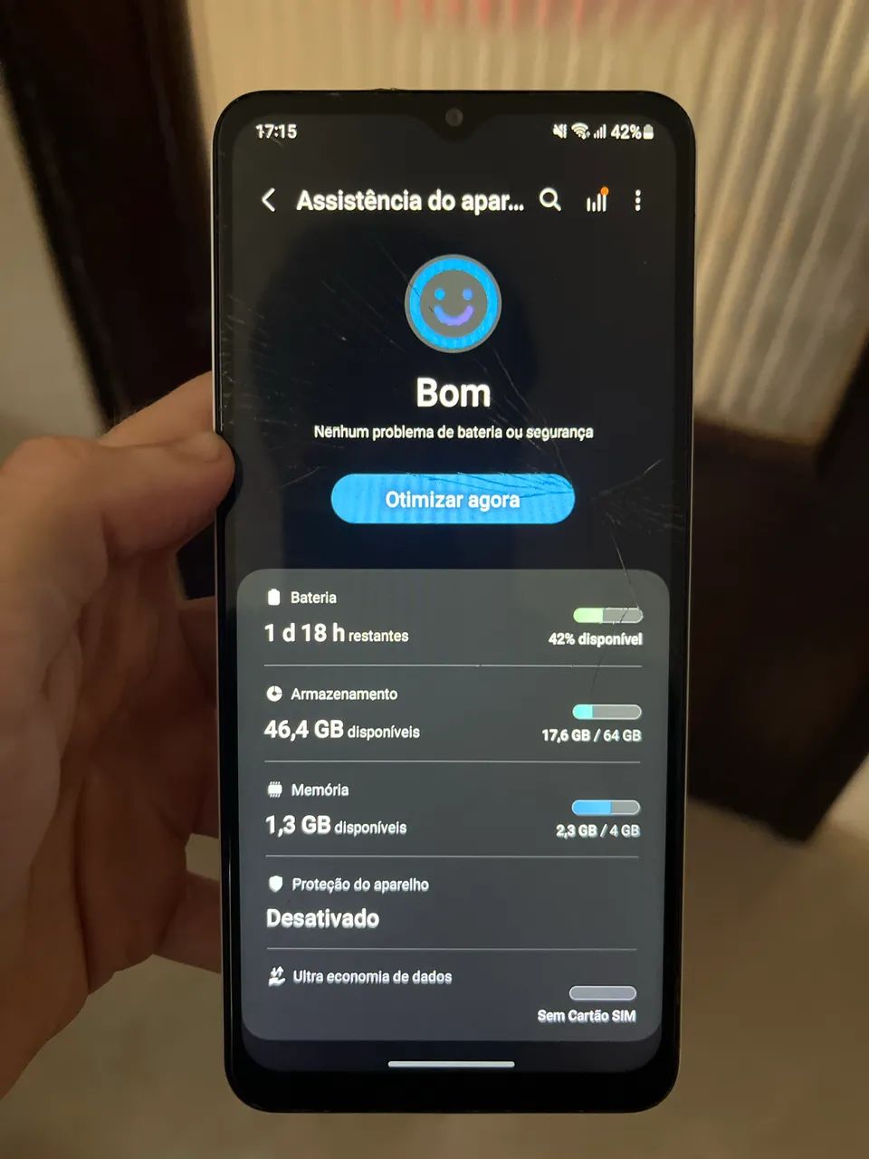 Samsung A12 (Tela trincada) - Foto 4