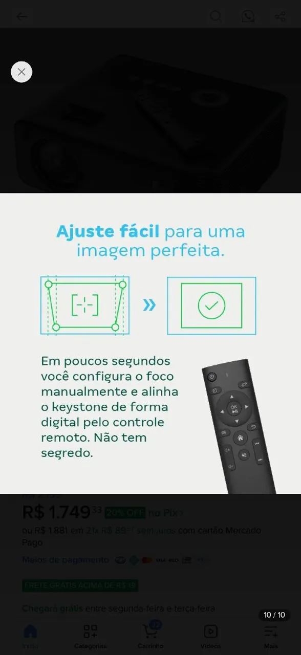 Projetor Intelbras Novo - Foto 3