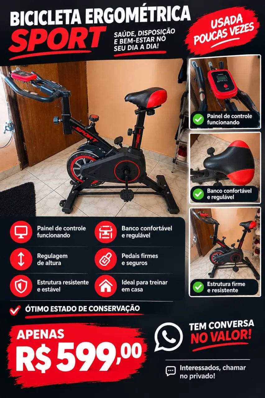 Bicicleta ergométrica 