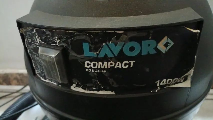 Aspirador  Pó e Agua Compact Lavor 1400W, Seminovo. - Foto 5