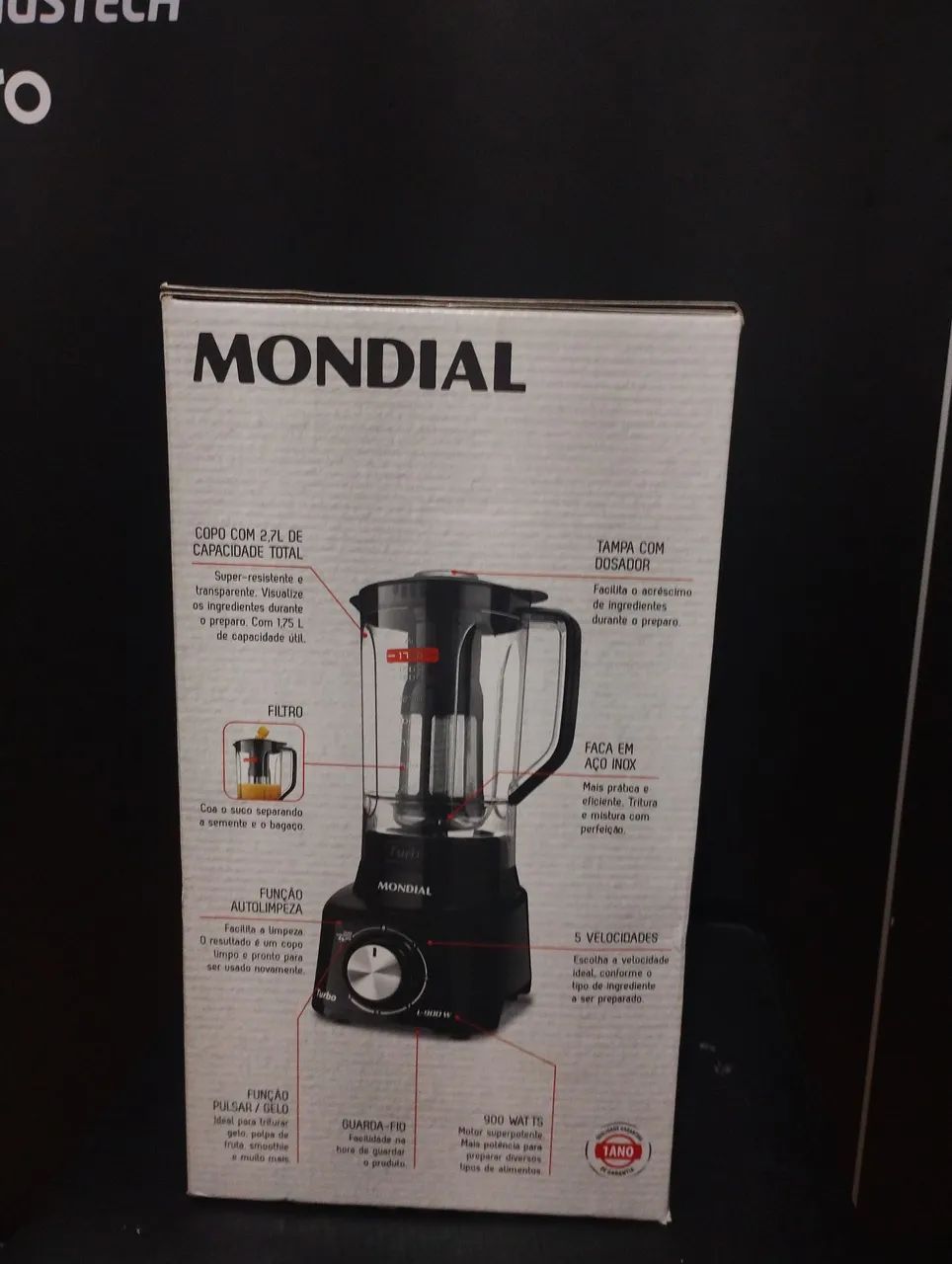 Liquidificador mondial LACRADO 