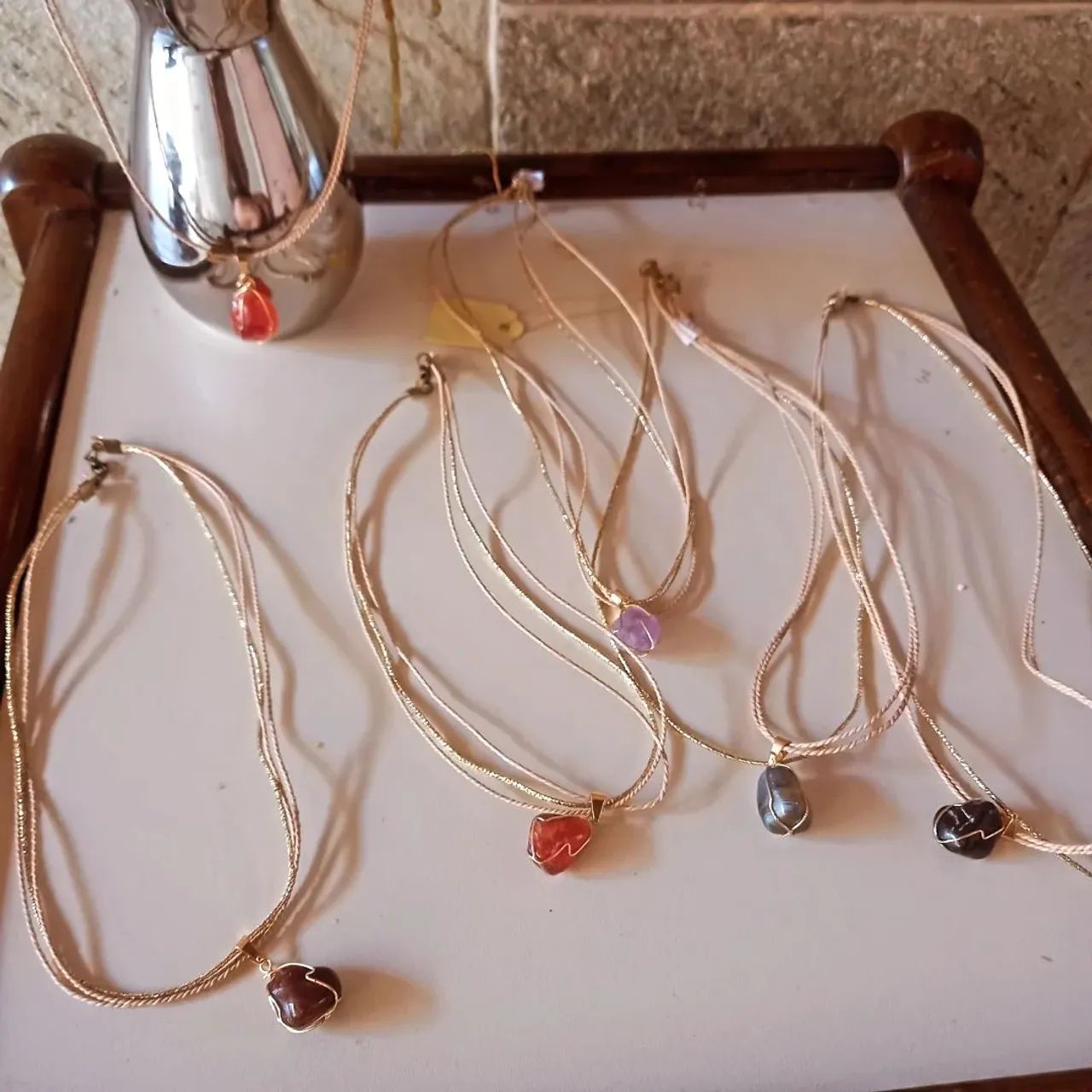 Colar pedra natural - Foto 4