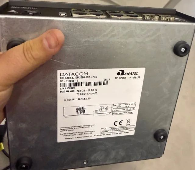 Roteador Datacom Dm 2500 6gt+2gc - Foto 2