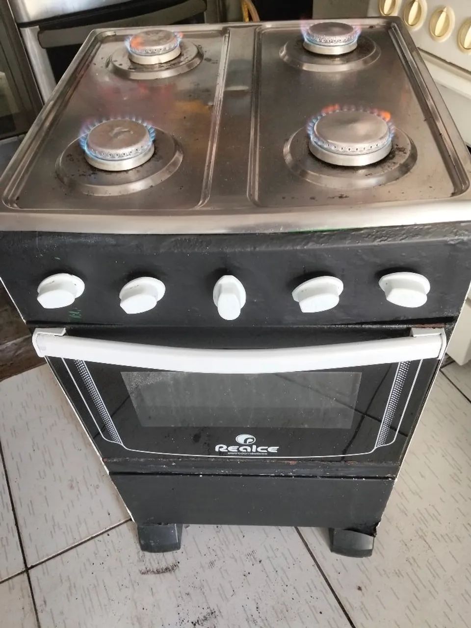 Fogão focionando tudo 