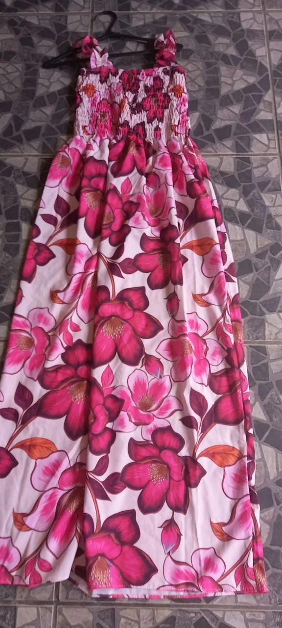 Vestido Longo Florido Novo. - Foto 2